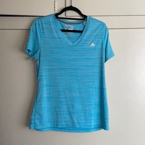 Blue adidas tee